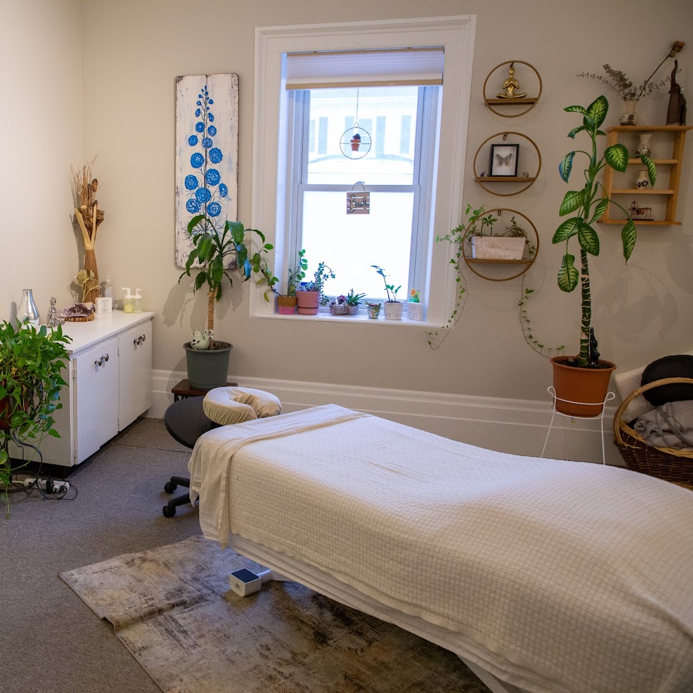 A treatment room at the Harmony Health clinic